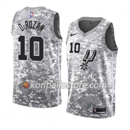 San Antonio Spurs DeMar DeRozan 10 2018-19 Nike Harmaa Miesten Pelipaidat Swingman 